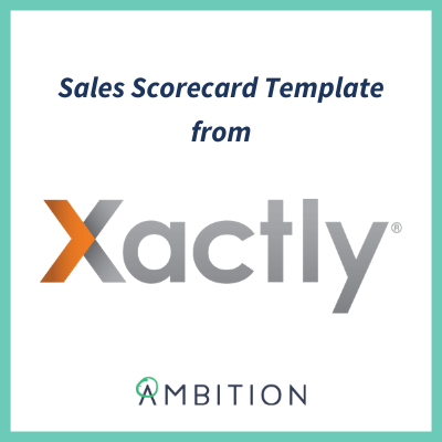 sales scorecard template xactly